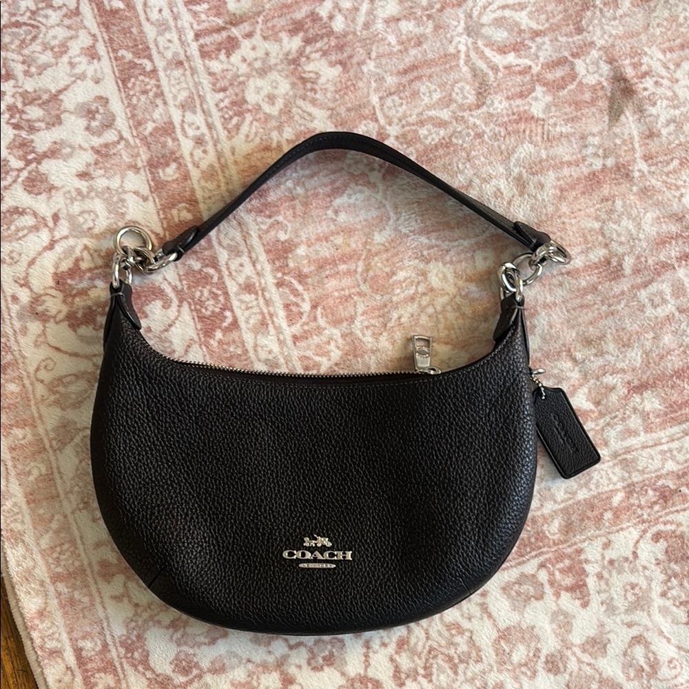 Coach Black Leather Women's Bag